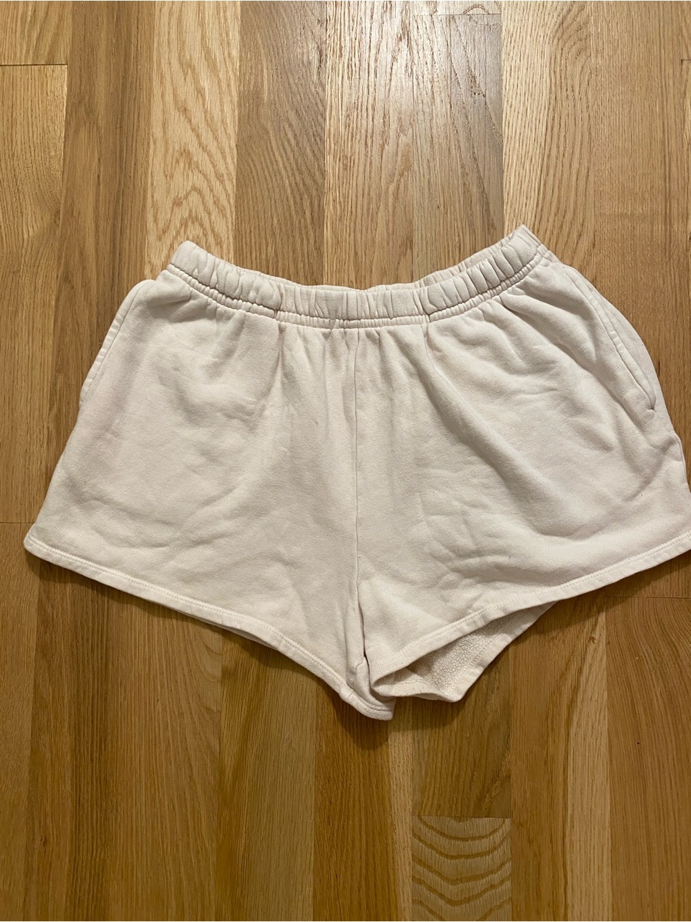 Women's Casual Elastic-Waist Lounge Shorts - tan